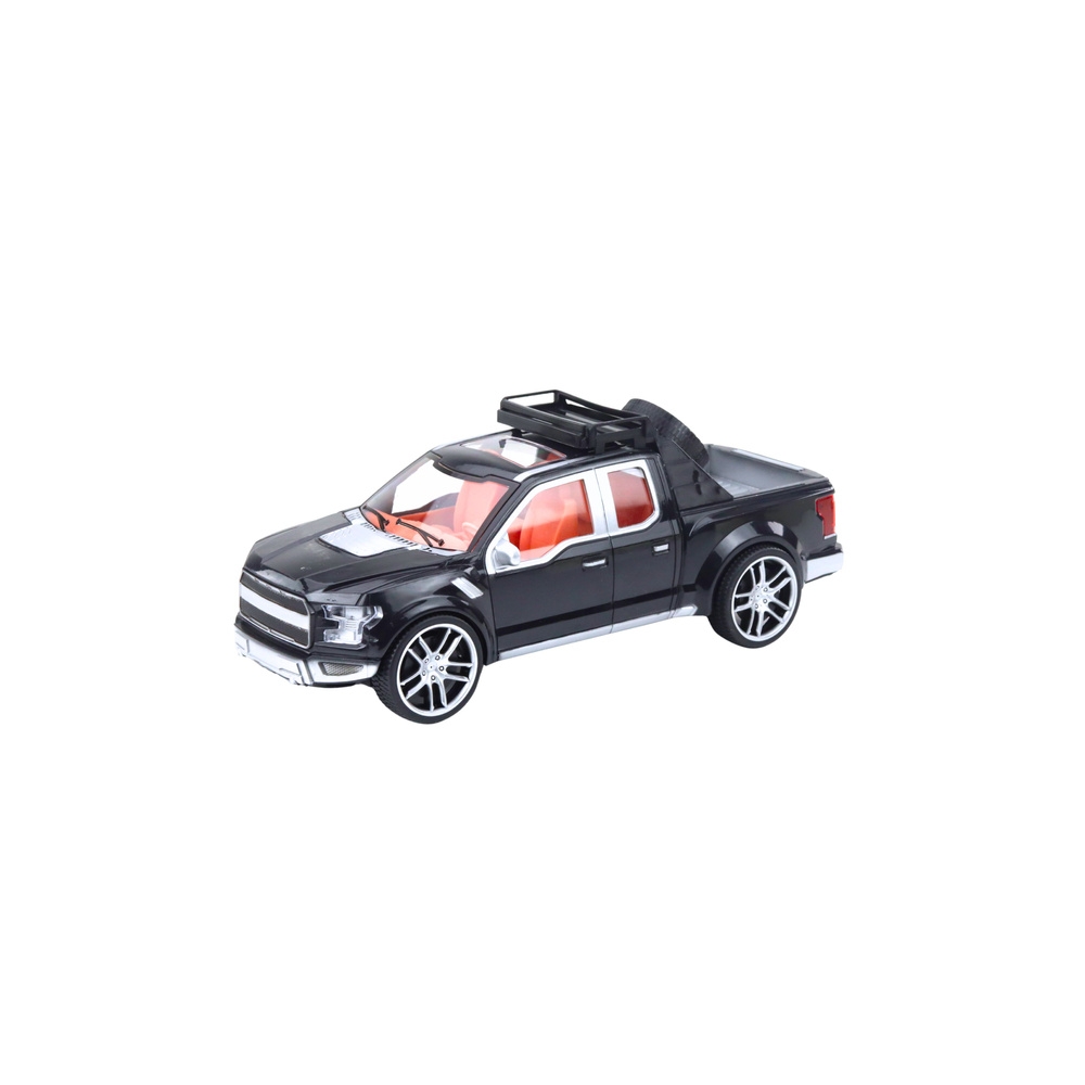 Visureigių rinkinys su priekaba ir sportiniu automobiliu 59cm, juoda/raudona-Žaislai, Auto ir transporto žaislai, Mašinos-e-vaik