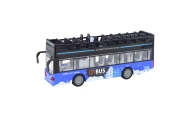 Dviaukštis miesto autobusas 1:16 Važiuoti Šviesos Garsas Mėlyna