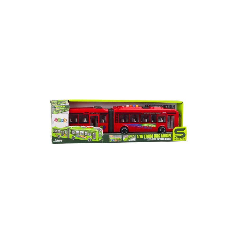 Sujungtas autobusas Atidaromos durys Šviesos garsai Raudona 1:16