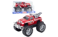 Avarinė transporto priemonė su vilkiku, varoma galiniais ratais Raudona 27cm