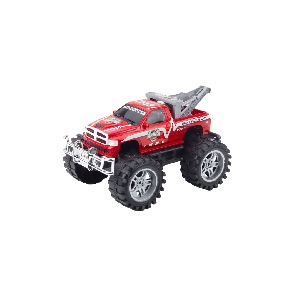 Avarinė transporto priemonė su vilkiku, varoma galiniais ratais Raudona 27cm-Žaislai, Auto ir transporto žaislai, Mašinos-e-vaik