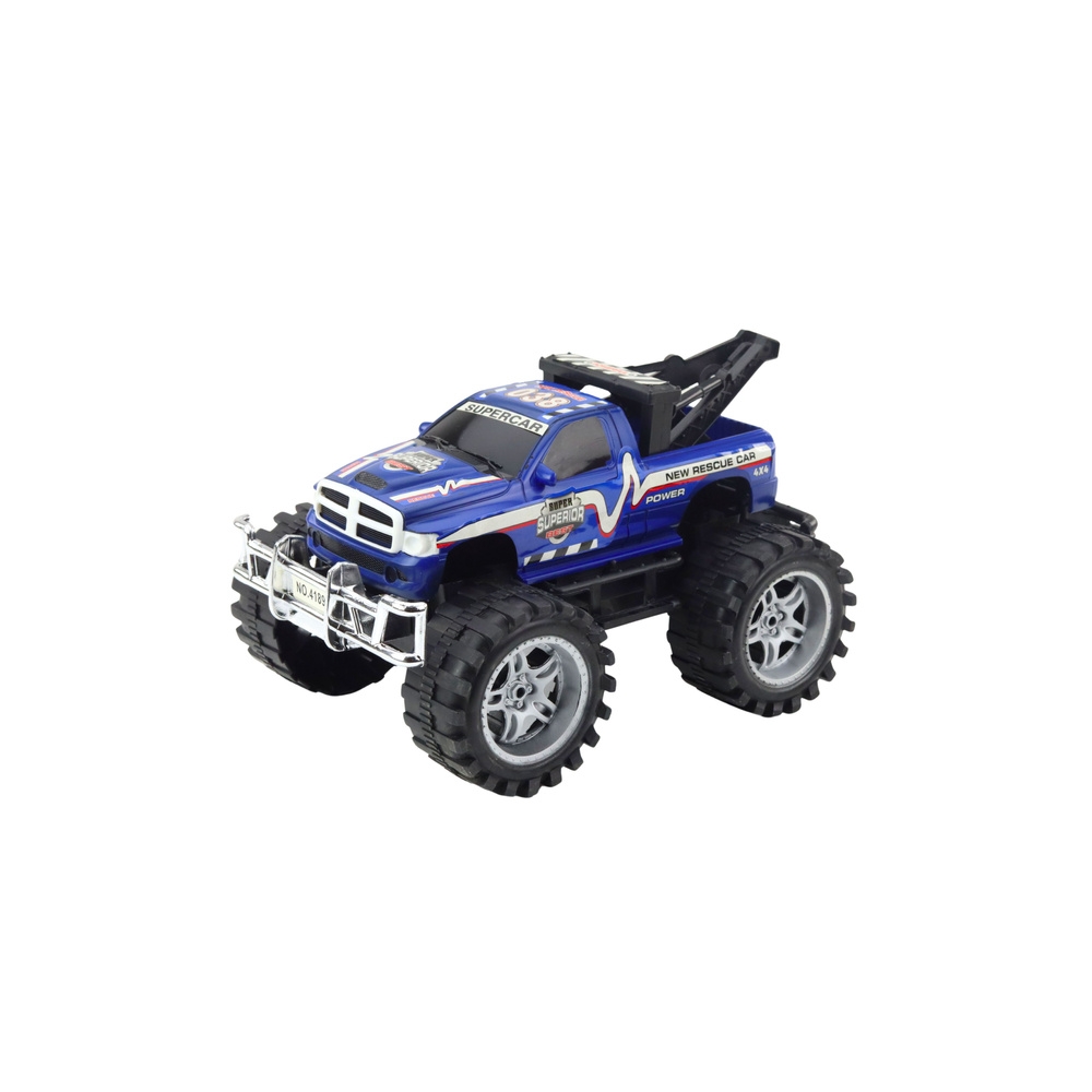 Avarinė transporto priemonė su vilkiku, varoma galiniais ratais Mėlyna 27cm-Žaislai, Auto ir transporto žaislai, Mašinos-e-vaika