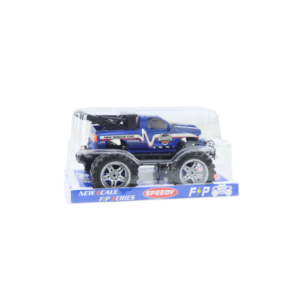 Avarinė transporto priemonė su vilkiku, varoma galiniais ratais Mėlyna 27cm-Žaislai, Auto ir transporto žaislai, Mašinos-e-vaika