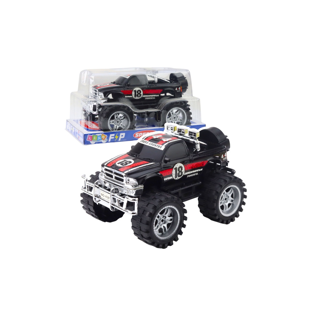 Visureigis su galiniais varomaisiais ratais Big Wheel Red/Black 27cm-Žaislai, Auto ir transporto žaislai, Mašinos-e-vaikas