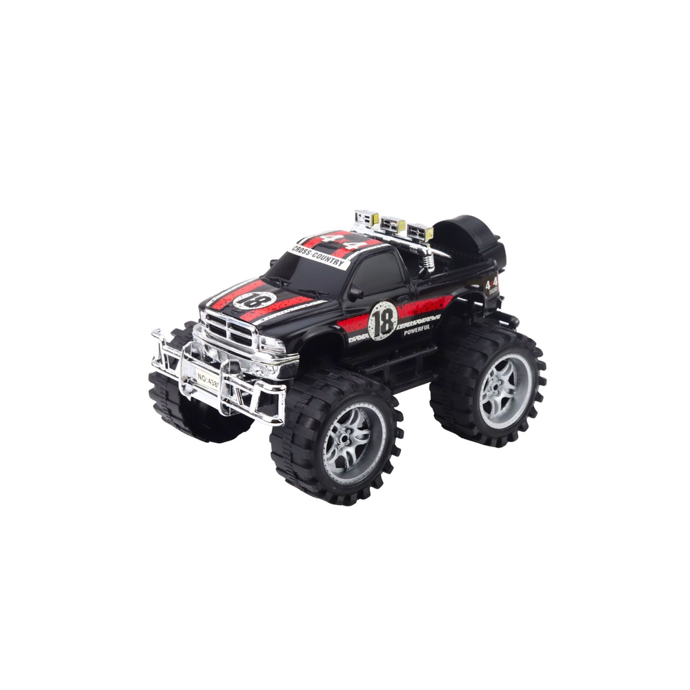 Visureigis su galiniais varomaisiais ratais Big Wheel Red/Black 27cm-Žaislai, Auto ir transporto žaislai, Mašinos-e-vaikas