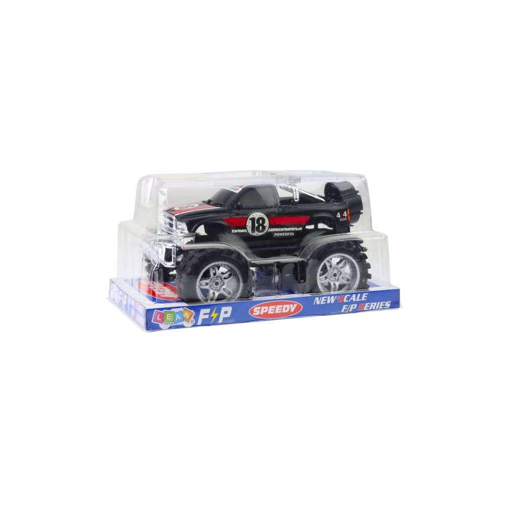 Visureigis su galiniais varomaisiais ratais Big Wheel Red/Black 27cm-Žaislai, Auto ir transporto žaislai, Mašinos-e-vaikas