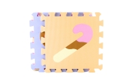 Miękkie Puzzle Mata Edukacyjna Pianka EVA Zwierzęta Pastelowe 16 el.