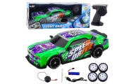 Auto Sportowe Zdalnie Sterowane RC Podświetlana Karoseria Drift Zielone