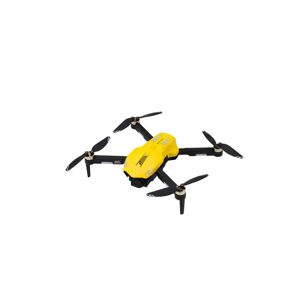 Dron D11 Zdalnie Sterowany Kamera HD WIFI Sterowanie Gestami Pilot Żółty