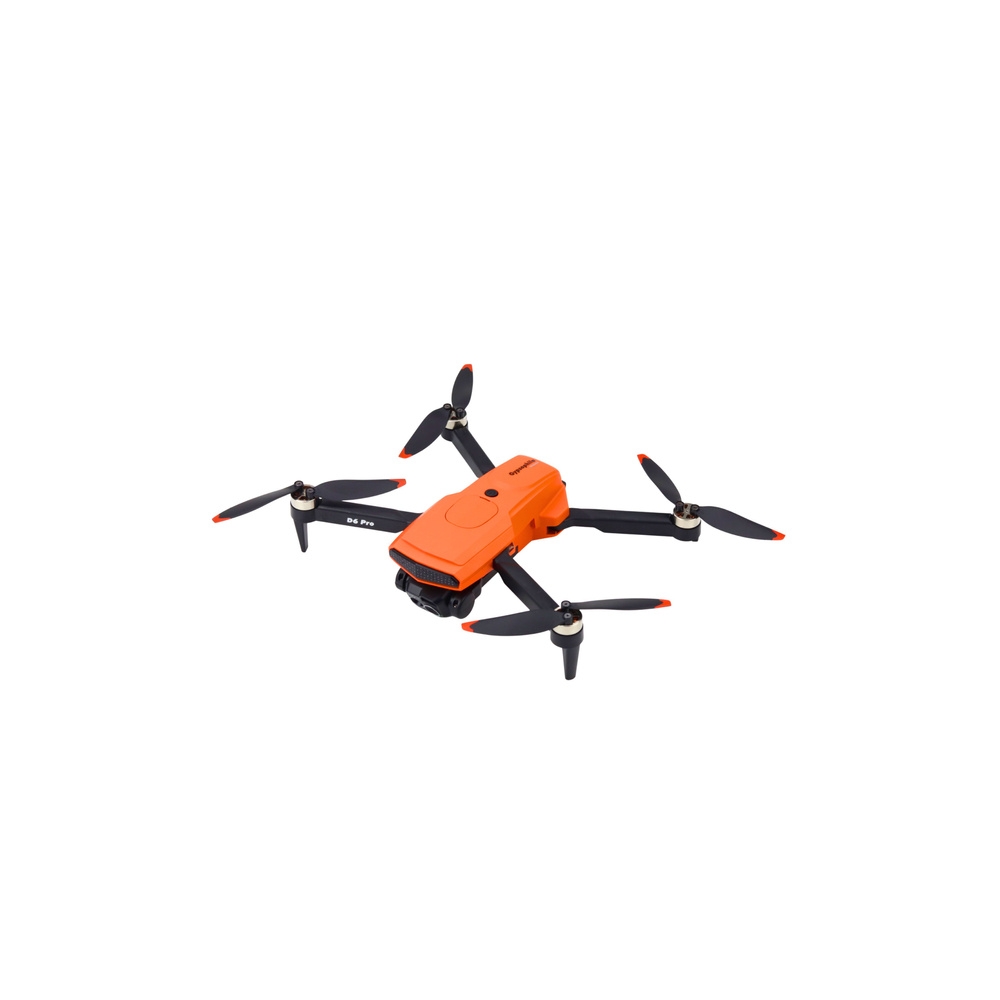 Dronas D6 PRO Dual HD kamera LED žibintai oranžinė