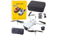 Dronas D6 PRO Fotoaparato žibintai LED programėlė Šviesiai pilka