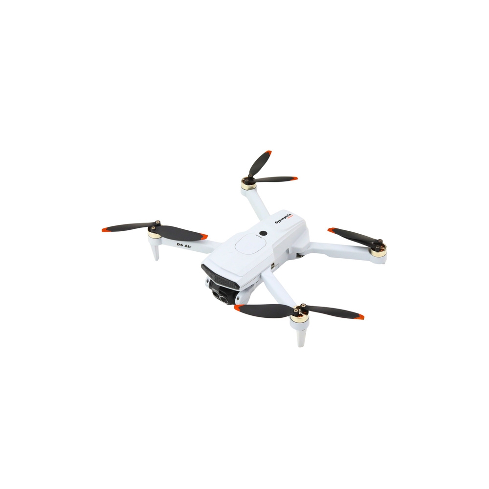 Dronas D6 PRO Fotoaparato žibintai LED programėlė Šviesiai pilka