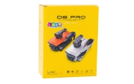 Dronas D6 PRO Fotoaparato žibintai LED programėlė Šviesiai pilka