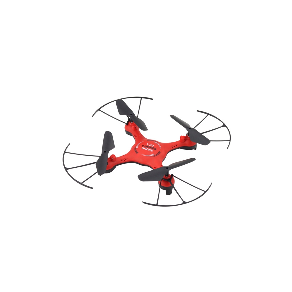 Dronas Y20 UFO, nuotoliniu būdu valdomas, šviečia, sukasi 360°, raudonas-Žaislai, Auto ir transporto žaislai, Dronai-e-vaikas