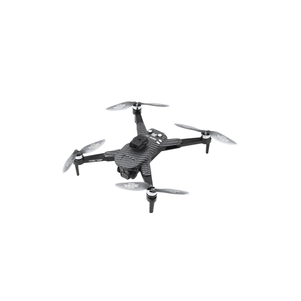 Dronas Y329 HD kamera WIFI žibintai LED programa Anglies juoda
