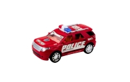 Policijos visureigių rinkinys su priekaba ir radijo automobiliu