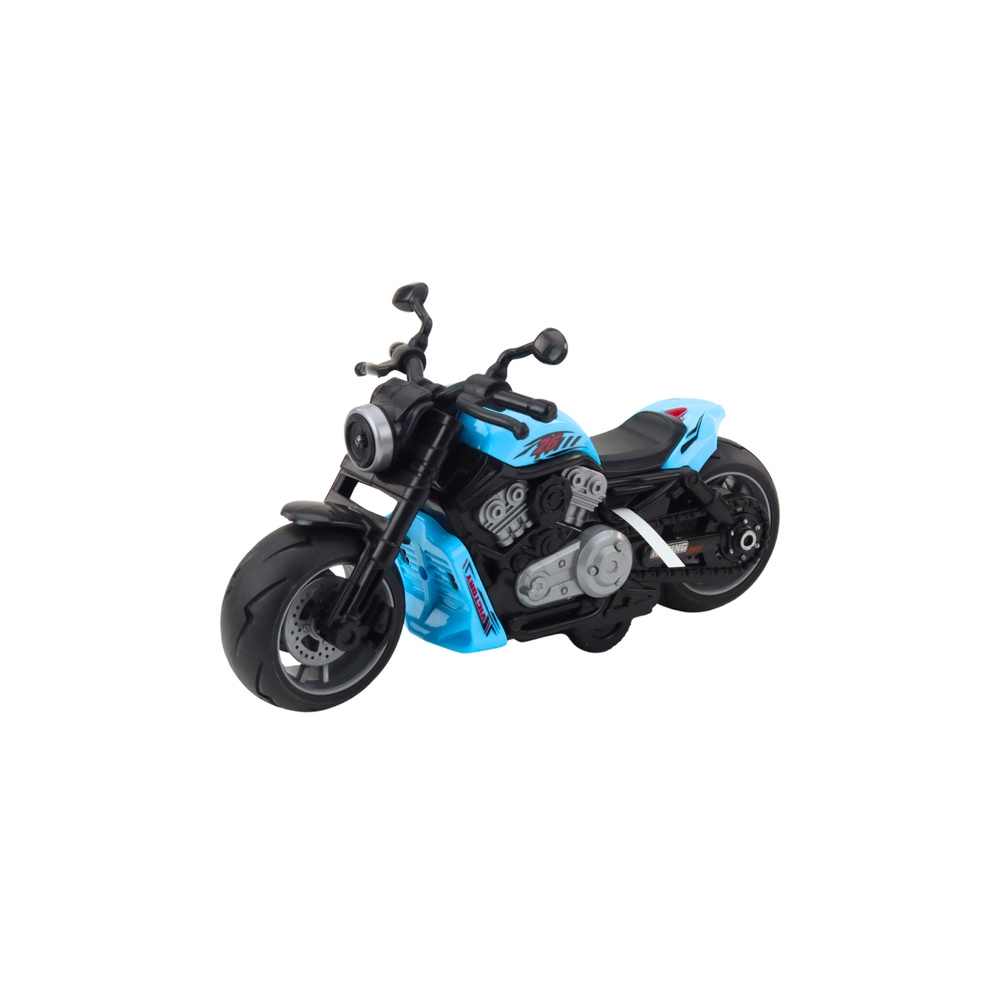 Žaislinis motociklas Šviesos garsai, Mėlynas