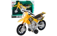 Motociklas Crossbike Off-Road žibintai garsai geltonas