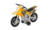 Motor Crossowy Off-Road Napęd Światła Dźwięki Żółty