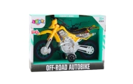 Motociklas Crossbike Off-Road žibintai garsai geltonas
