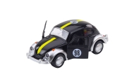 Klasikinis "Beetle" automobilis Metalo traukimo atgal diskas Atvertos durys Mišinys
