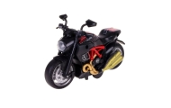 Motocykl Do Składania Skręcania Metal 1:14 DIY Czerwony