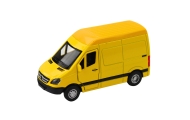 Metalinis sunkvežimis su ištraukiamais atgal važiuoklės žibintais Skamba geltonai 1:32