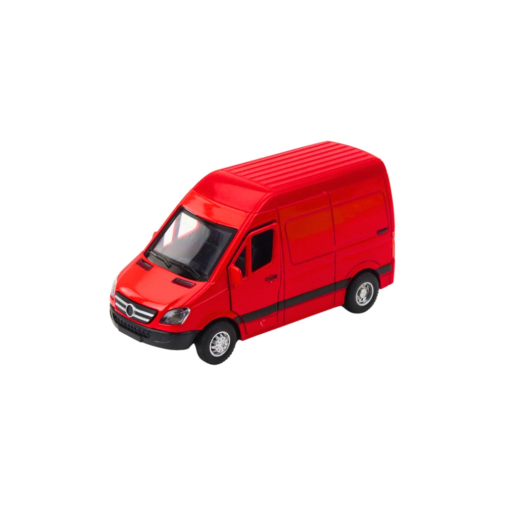 Metalinis pristatymo sunkvežimis 1:32 Lights Sound Raudonas-Žaislai, Auto ir transporto žaislai, Mašinos-e-vaikas