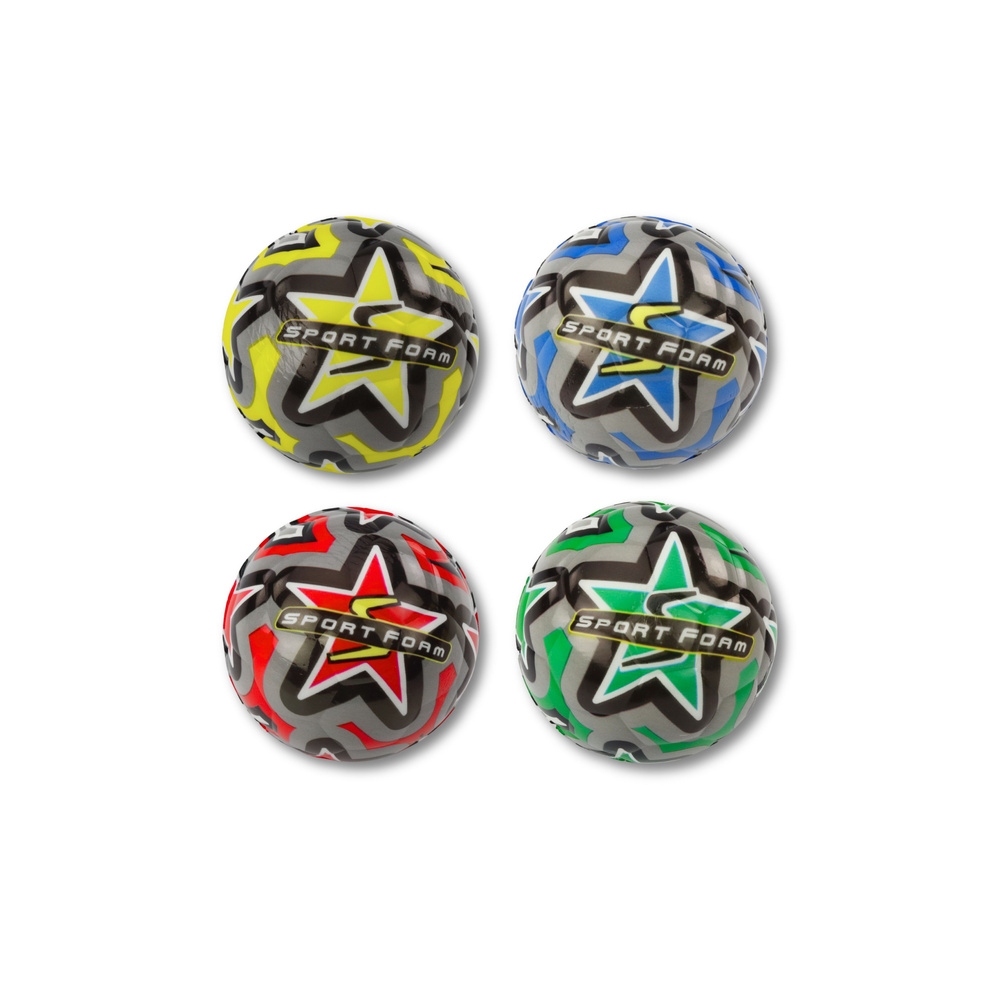 Zestaw Piłki Sport Foam Do Odbijania Ściskania Piankowe Kolorowe 7cm