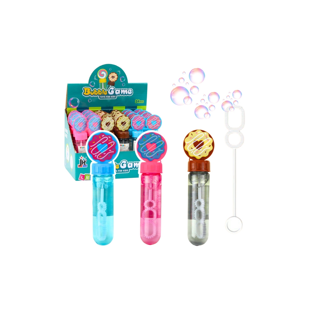 Muilo burbulas "Donut", 3 skylučių burbulų mišinio spalvos 30ml
