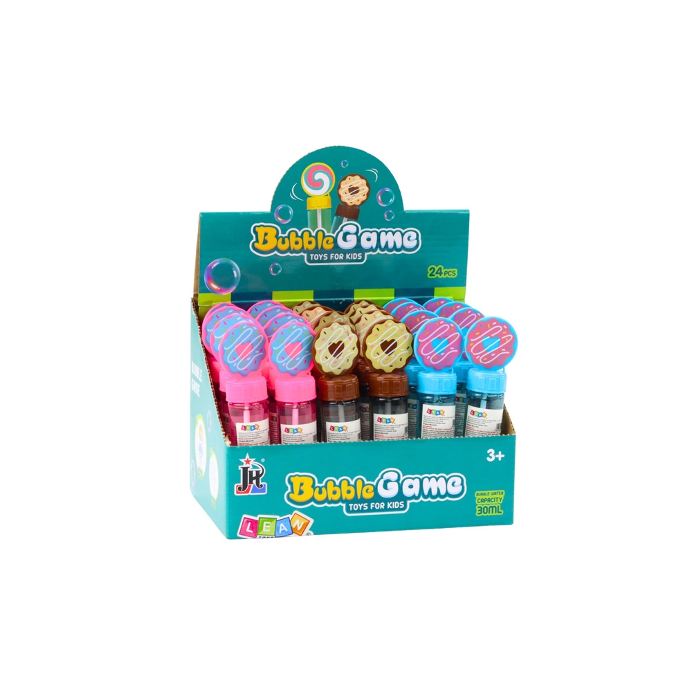 Bańki Mydlane Donut Pączek 3 Otwory Do Baniek Mix Kolorów 30ml