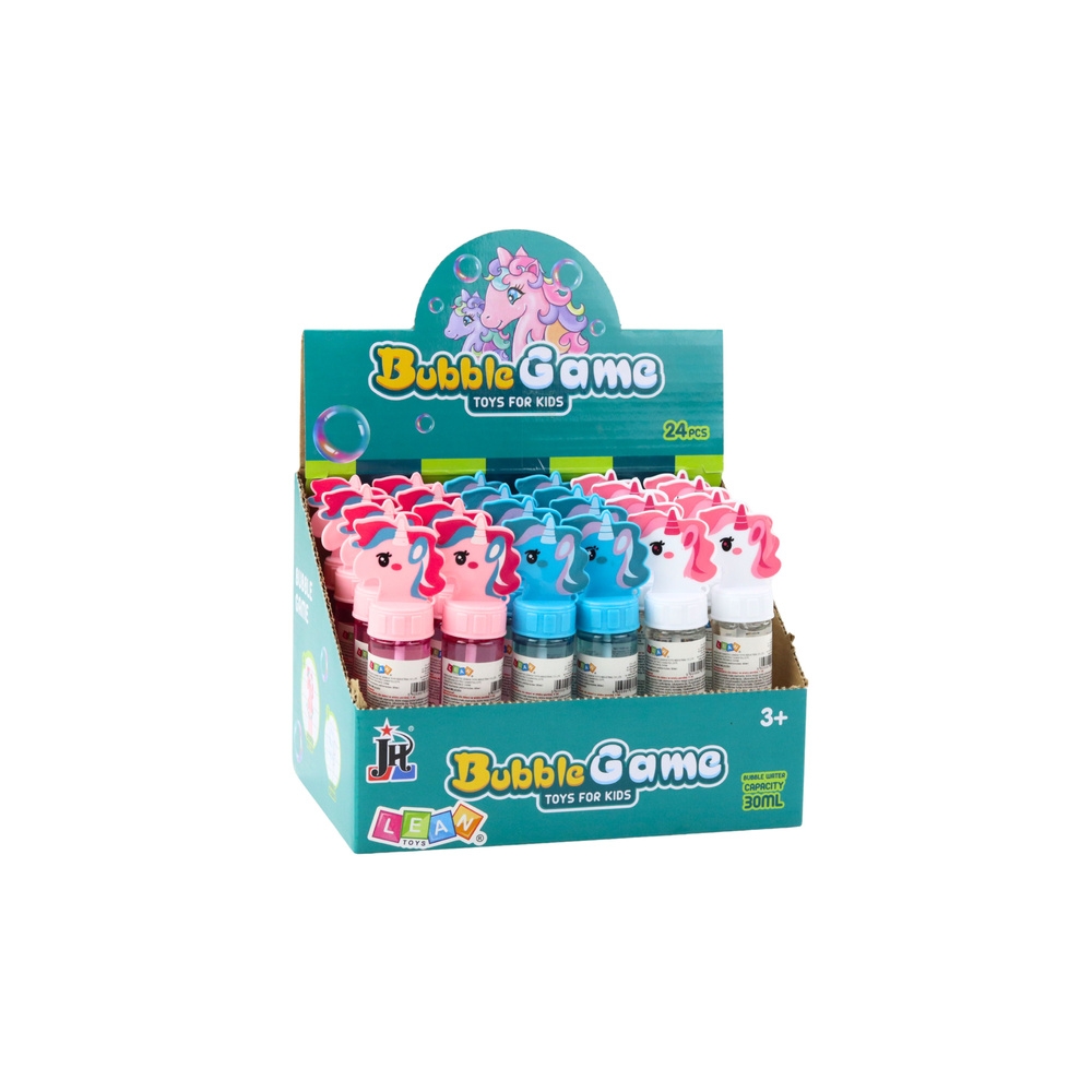 Muilo burbulai Vienaragis 3 skylučių burbulų mišinio spalvos 30ml