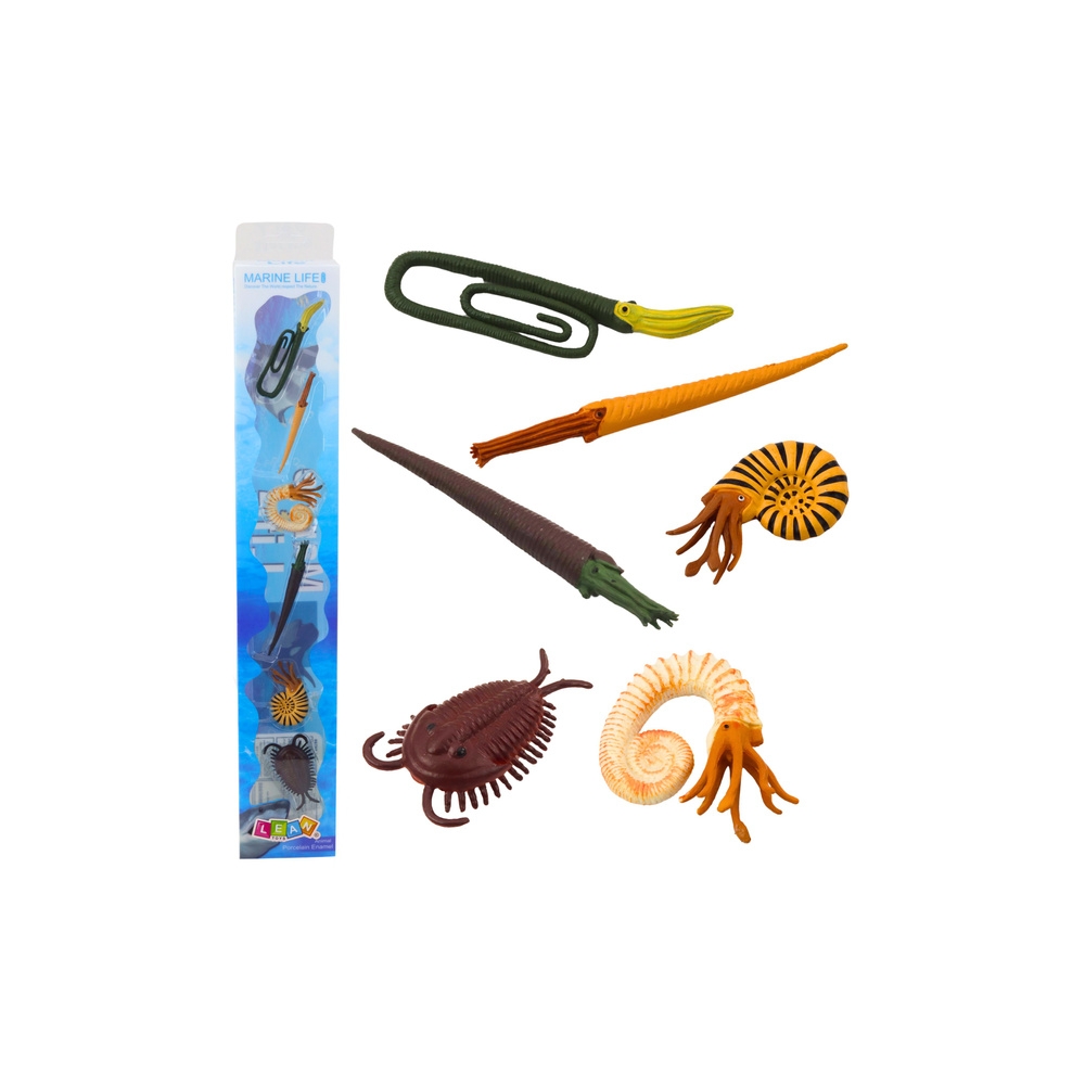 Priešistorinių jūros būtybių mini figūrėlių rinkinys 6-9cm 6vnt