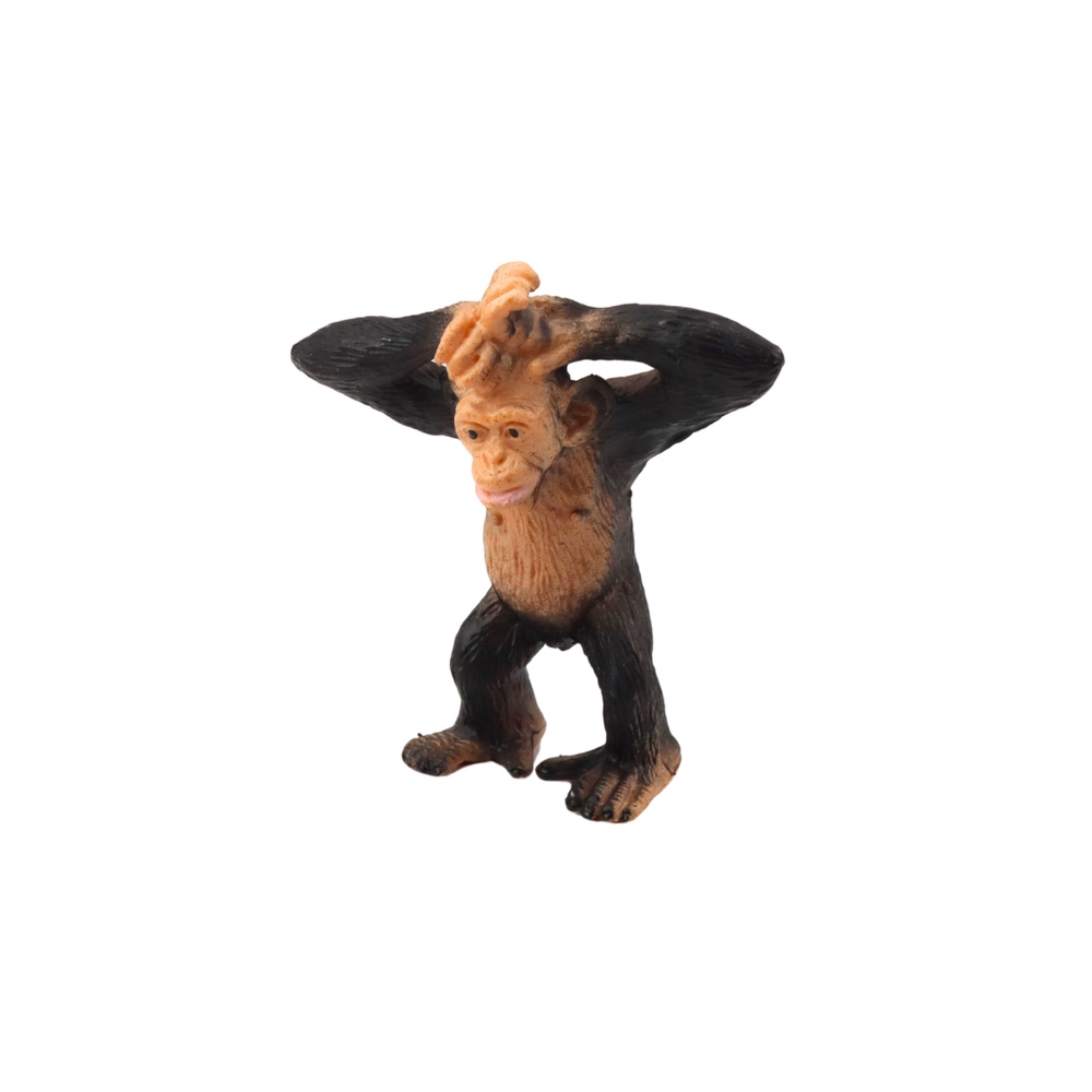 Mini figūrėlių rinkinys Laukiniai gyvūnai Šimpanzė Žirafa 6-9cm 4vnt