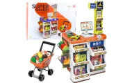 Zestaw Sklepowy Kasa Wózek Skaner Supermarket Sklepik Dla Dzieci