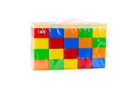 Zestaw Duże Klocki Konstrukcyjne W Torbie Kolorowe 28,5x9x9 cm 20el.