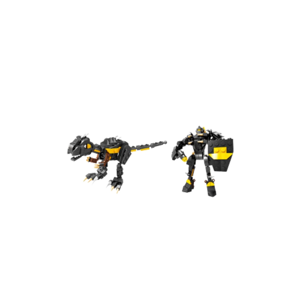 Klocki Konstrukcyjne Dinozaur Robot 2w1 57-70 el. Mix