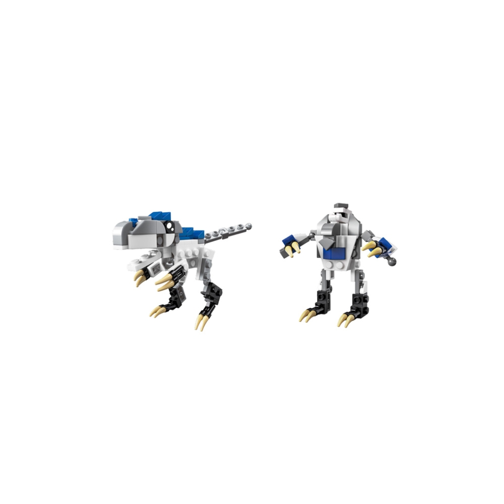 Klocki Konstrukcyjne Dinozaur Robot 2w1 57-70 el. Mix