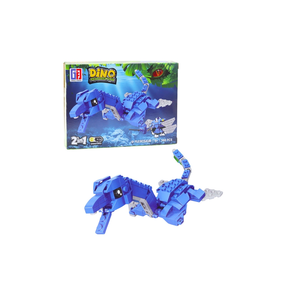Klocki Konstrukcyjne Zestaw Dinozaur Robot 2w1 148-175 el. Mix