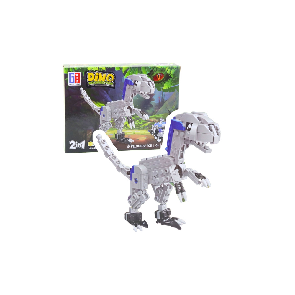 Klocki Konstrukcyjne Zestaw Dinozaur Robot 2w1 148-175 el. Mix
