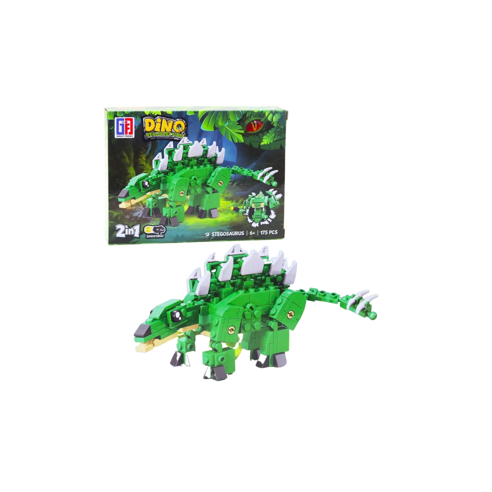 Klocki Konstrukcyjne Zestaw Dinozaur Robot 2w1 148-175 el. Mix