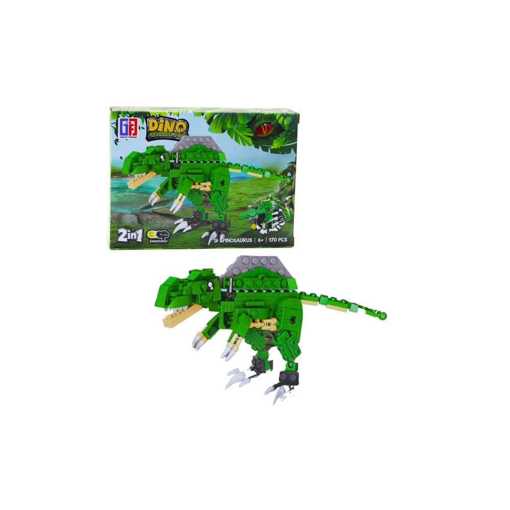 Klocki Konstrukcyjne Zestaw Dinozaur Robot 2w1 153-179 el. Mix
