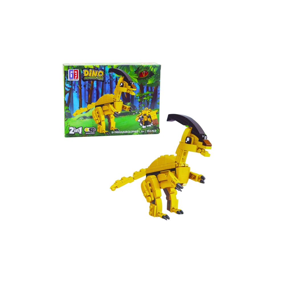 Klocki Konstrukcyjne Zestaw Dinozaur Robot 2w1 153-179 el. Mix