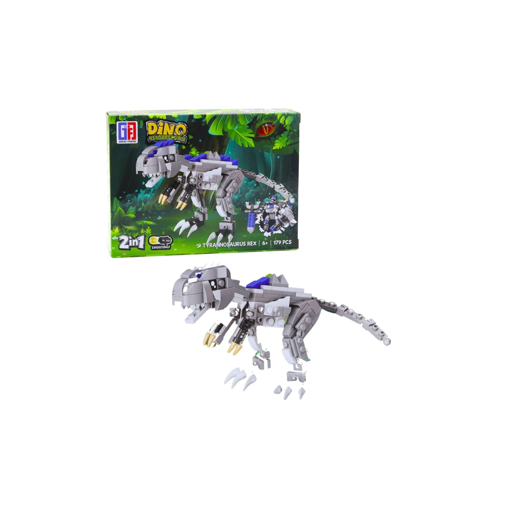 Klocki Konstrukcyjne Zestaw Dinozaur Robot 2w1 153-179 el. Mix