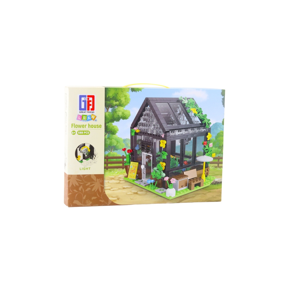 Konstruktorius Mini šiltnamis Sodo namas 588 el.-Žaislai, Konstruktoriai, Lego, statybiniai blokai-e-vaikas