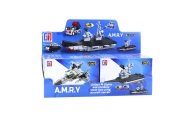Konstruktorius 2-in-1: karinės transporto priemonės, transporto priemonės, robotas MIX 1vnt-Žaislai, Konstruktoriai, Lego, staty