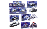 Konstruktorius: kariuomenė, transporto priemonės, robotas 2-in-1 MIX 1vnt-Žaislai, Konstruktoriai, Lego, statybiniai blokai-e-va