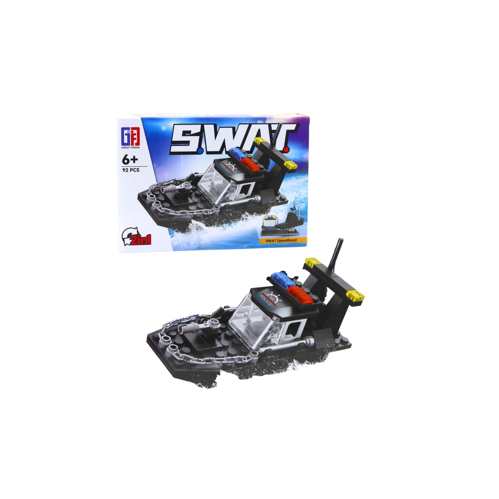 Klocki Konstrukcyjne Pojazdy Środki Transportu SWAT 2w1 92-117 el.