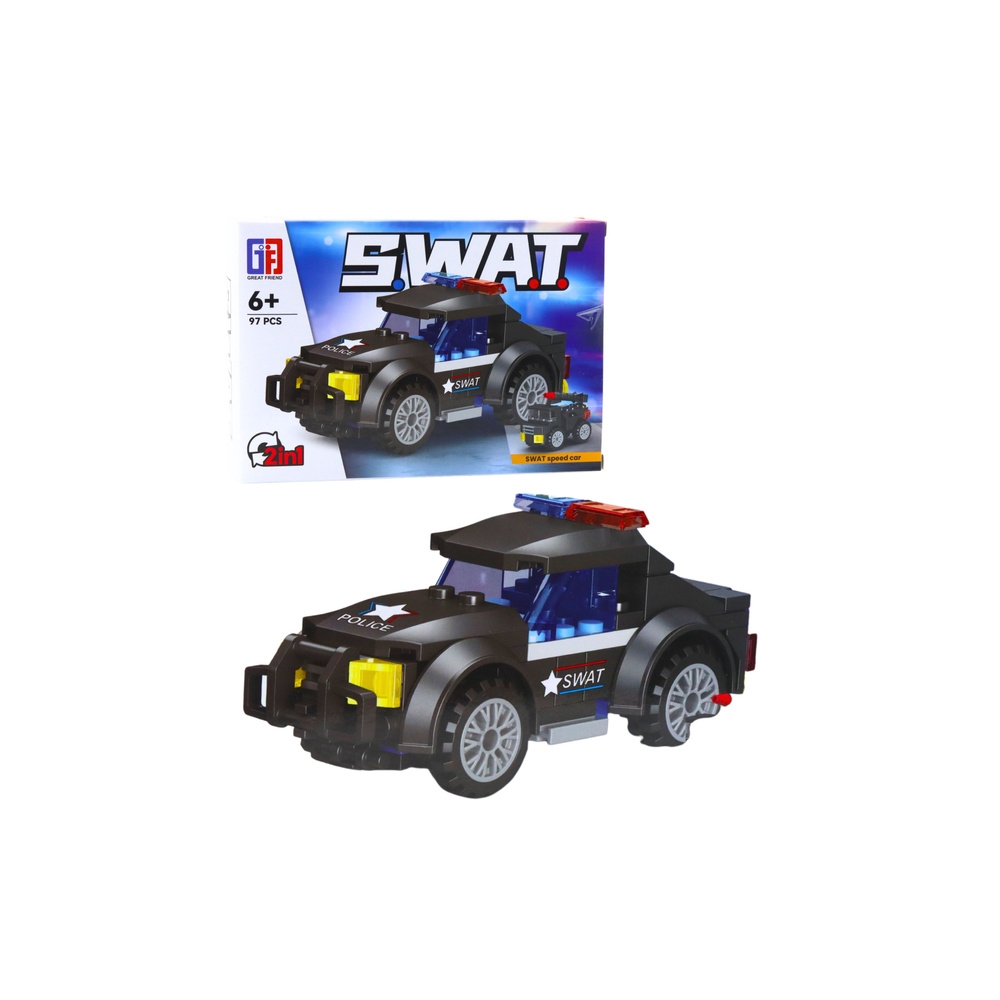 Konstruktorius Transporto priemonės SWAT 2-in-1, 92–117 el. MIX 1vnt-Žaislai, Konstruktoriai, Lego, statybiniai blokai-e-vaikas