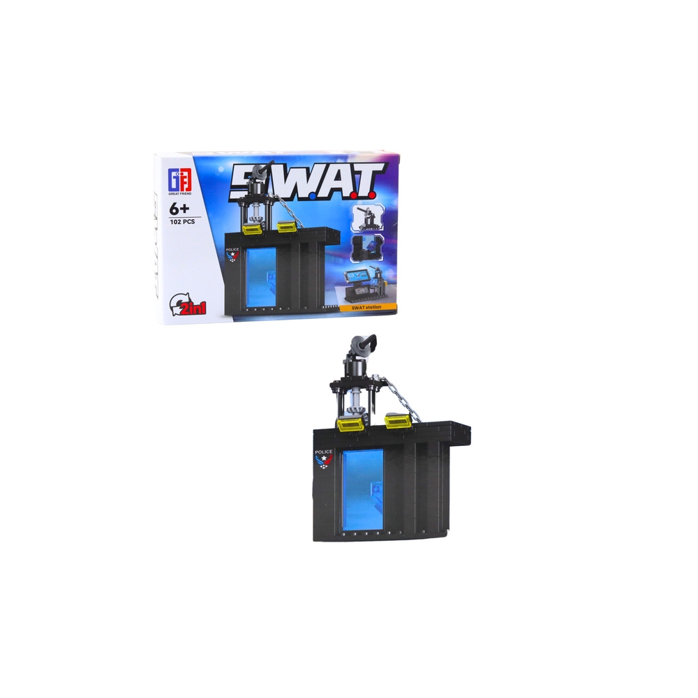 Konstruktorius Transporto priemonės SWAT 2-in-1, 92–117 el. MIX 1vnt-Žaislai, Konstruktoriai, Lego, statybiniai blokai-e-vaikas